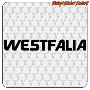 Sticker westfalia t4