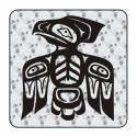 Sticker aguila maya
