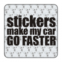 Adesivo stickers make my car go faster