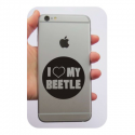 Aufkleber I love my beetle