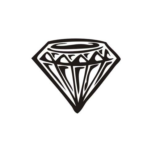 Sticker diamante tattoo pin up