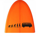 Pegatina EVOLUCION T1 SURF. Pegatinas para Camper y Autocaravana
