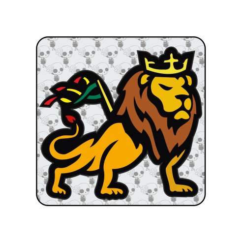 Sticker leon rasta