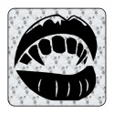 Vampir-Mund Aufkleber