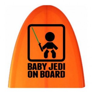BABY JEDI ON BOARD Sticker