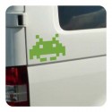 Sticker space invaders