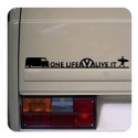 Autocollant One Life Live It - vw T2