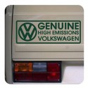 Autocollant Genuine High Emissions Volkswagen
