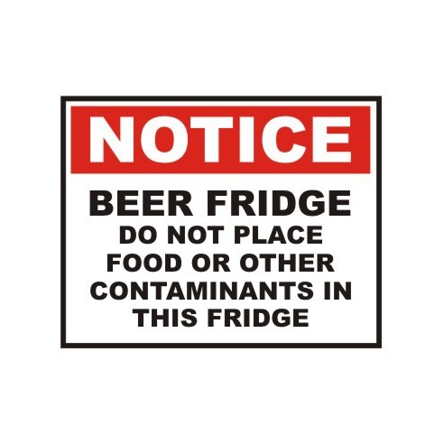Sticker Beer Fridge