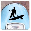 Pegatina SUP PADDLE SURF. Vinilo de alta calidad, soporta perfectamente la intemperie, apto incluso para náutica. Pégala donde q