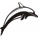Delphin Aufkleber