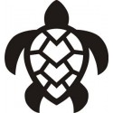 Sticker tortuga tribal